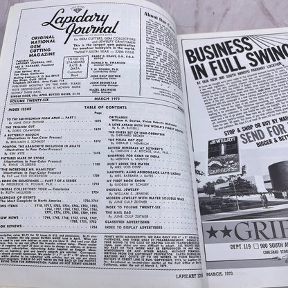 The Chess Set of Idar-Oberstein - Lapidary Journal Magazine - Mar 1973 M27