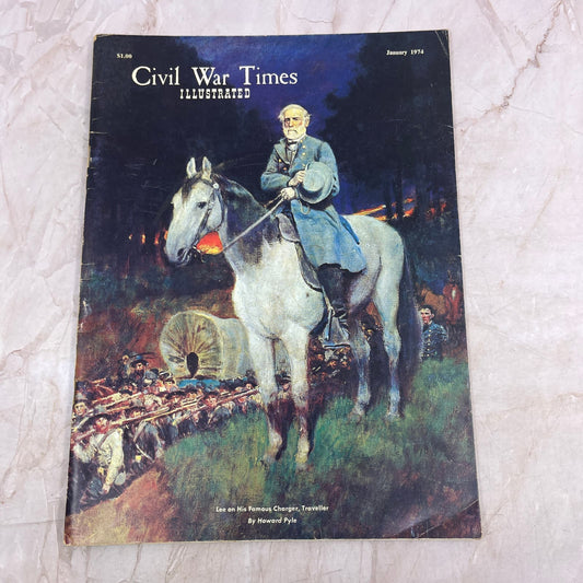 1974 Jan - Civil War Times Magazine - Lee on His Famous Charger Traveller M21