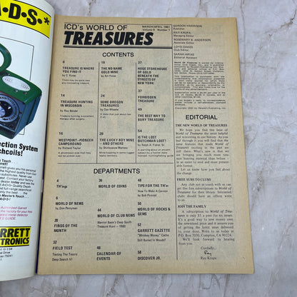 1981 April - ICD World of Treasures Magazine - Treasure Hunting Gold Rocks M16
