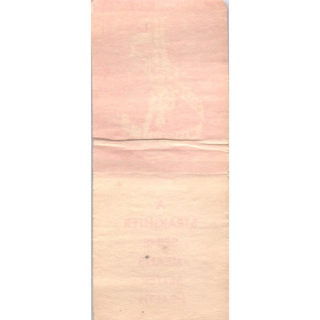 Health Chiropractic Straight Spine Better Health Vintage Matchbook Cover SD2-Y3
