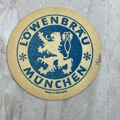 Vintage Löwenbräu München German Beer Coaster TJ5-CO2
