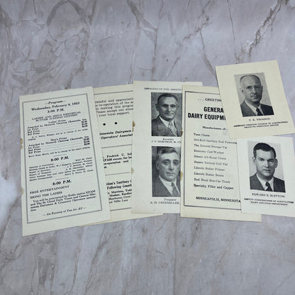 1953 Itinerary & Officers Central Minnesota Dairymen & Creamery Operators AE9DC2