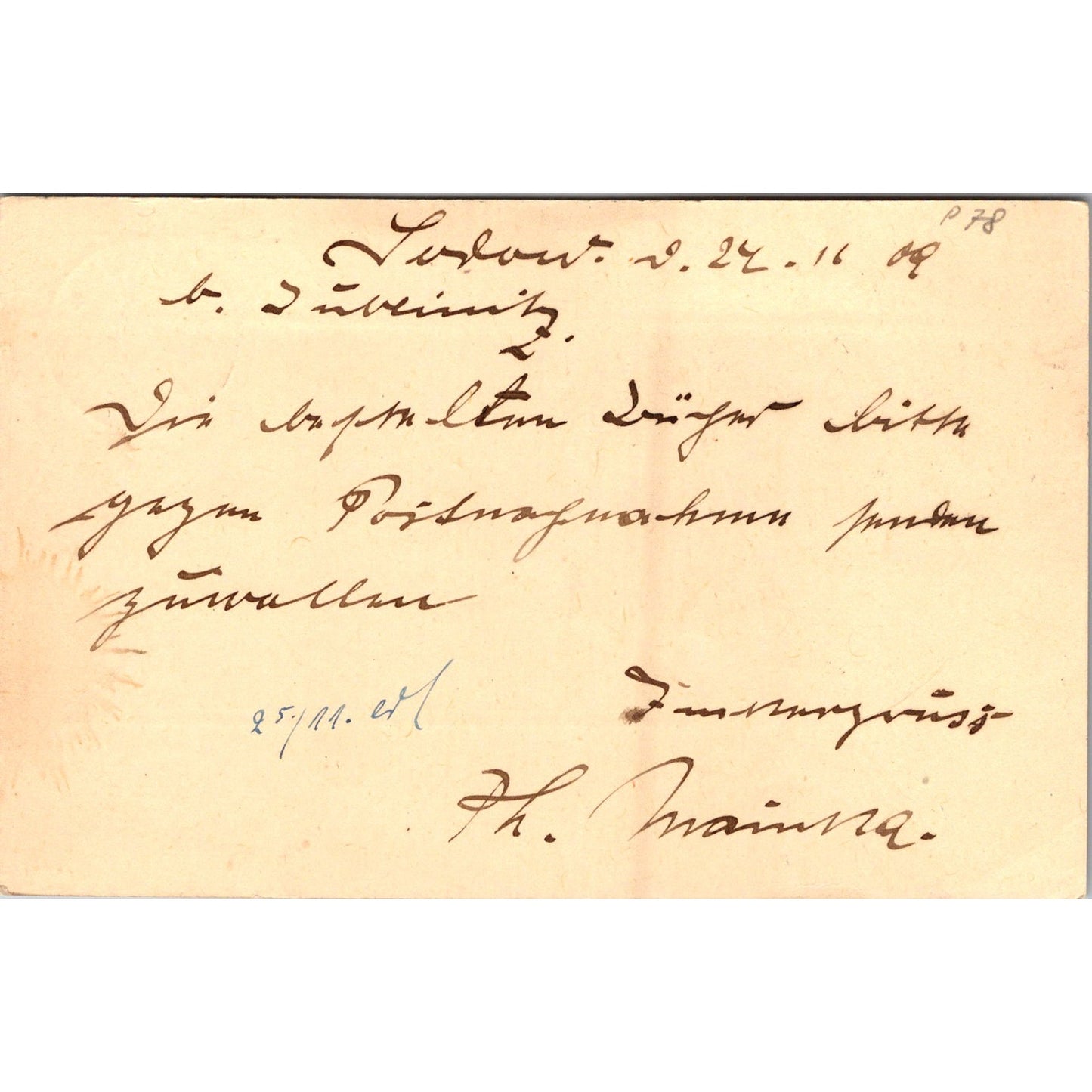 Godon Leipzig 1927 German Reich Postcard TE2-GRP