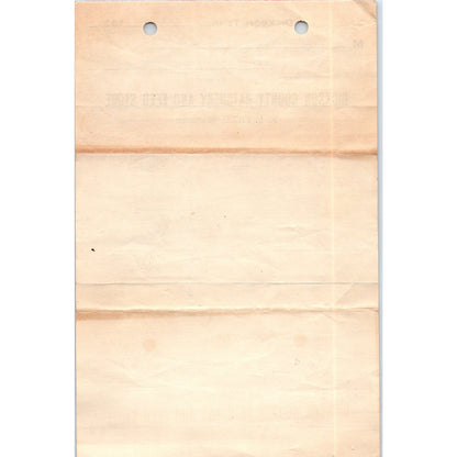 1930 Dickson County Hatchery & Feed Store R.L. Field TN Letterhead Receipt D18