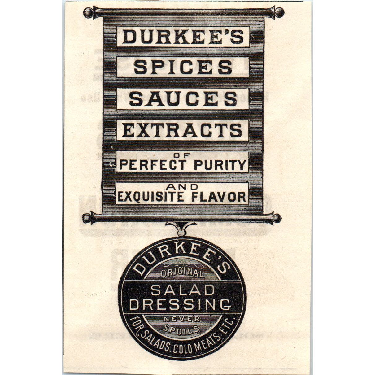 Tea Rose - Pozzoni's Medicated Complexion Powder c1890 Victorian Ad AE8-CH7