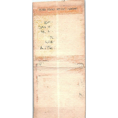 Eddie's Black Bass Bar Chetek WI Vintage Matchbook Cover SC7-Y9