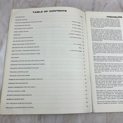 1975 Treasure Hunting Guide - National Treasure Hunting Bureau M18