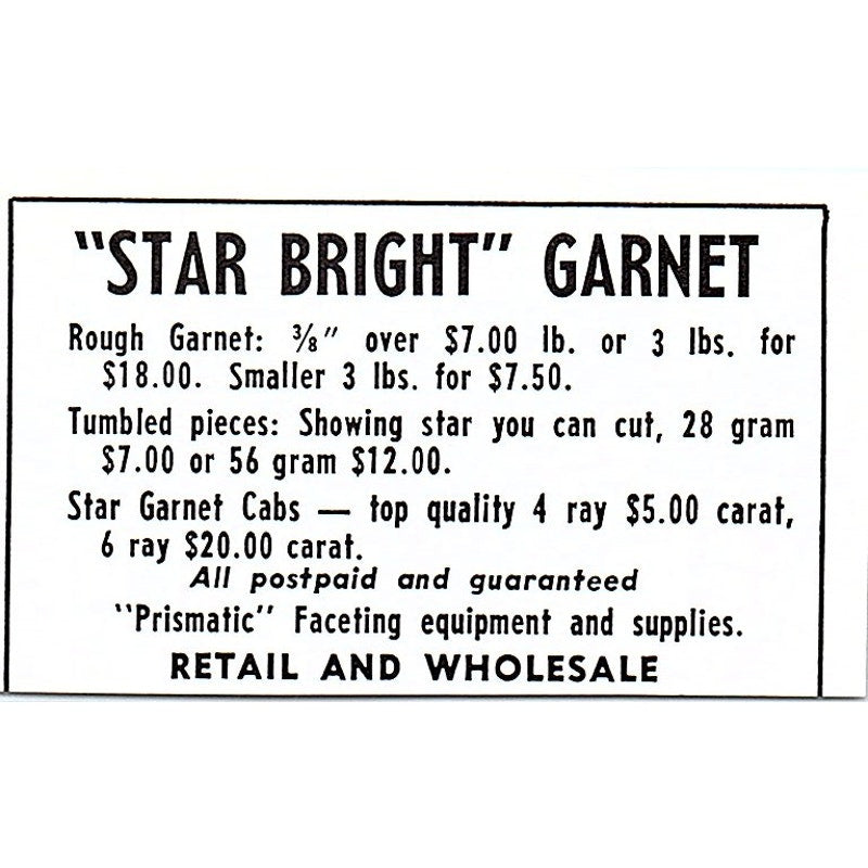 John Rush Mexican Opals San Clemente CA 1972 Ad AF8-M3