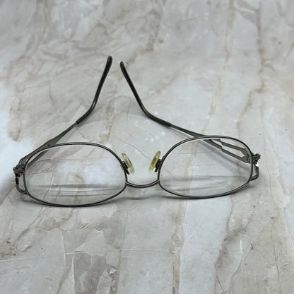 Carolee Silver Tone Oval Sunglasses Eyeglasses Frames TE9-G5-10