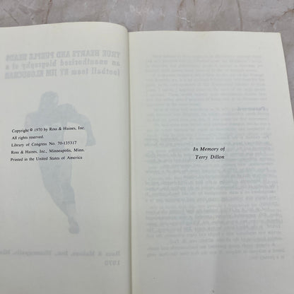 True Hearts and Purple Heads SIGNED Jim Klobuchar 1970 1st Print TI9