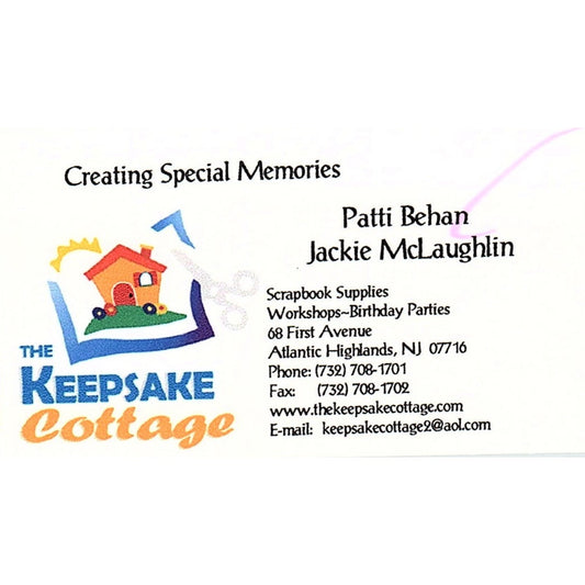 Keepsake Cottage Patti Behan Jackie McLaughlin Atlantic Highlands Card SC9-B10