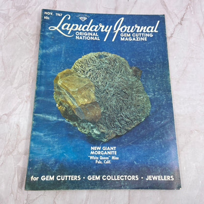 Pala CA Giant Morganite White Queen Mine - Lapidary Journal - Nov 1967 M26