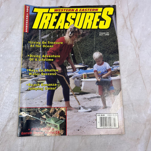 1990 July - Western & Eastern Treasures Magazine - Treasure Hunting Gold M12