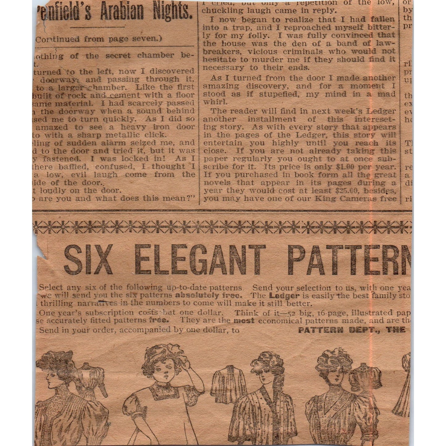 Columbia Neckwear Co Passaic New Jersey 1906 Original Ad AB6-CL1