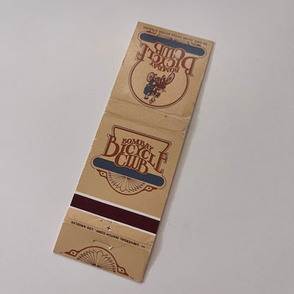 Bombay Bicycle Club Vintage Matchbook Cover TB6-MB2-1