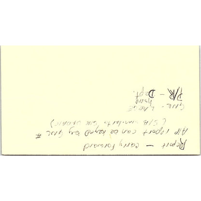 Karen Hughes Interactive Communication Concepts Houston Vtg Business Card SD9-B2