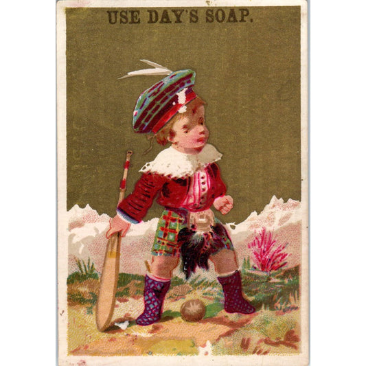 Day's Soap Philadelphia Steam Works Day & Frick c1880 Victorian Trade Card AE7