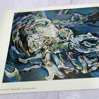 The Tempest - Kokoschka Lithograph 9.5x12.5" Art Print V20