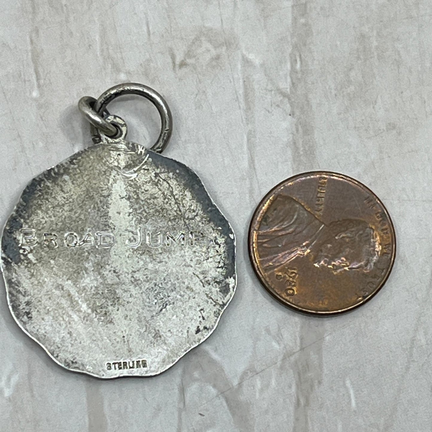 1920s Georgia Tech R.O.T.C. Track Meet Sterling Silver Medallion Medal SB3