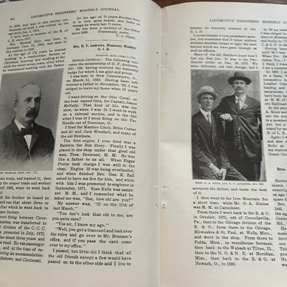 Photos and Info on Brotherhood Members - 1914 Original 9 Page Article AF3-2