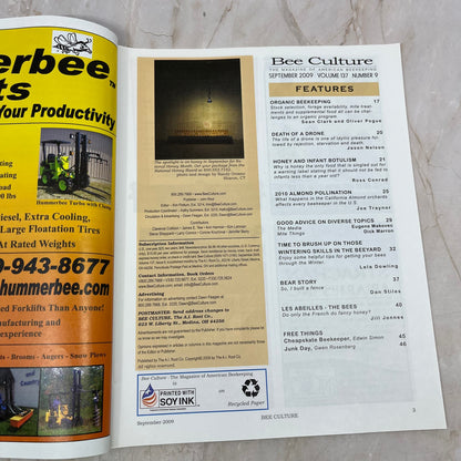 2009 Sept - Bee Culture Magazine - Bees Beekeeping Honey M9