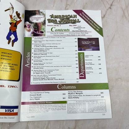 2004 May American Bee Journal Magazine Bees Beekeeping Honey M7