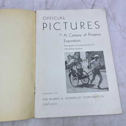 Official Pictures of A Century of Progress Chicago World’s Fair 1933 Book TJ5-E1