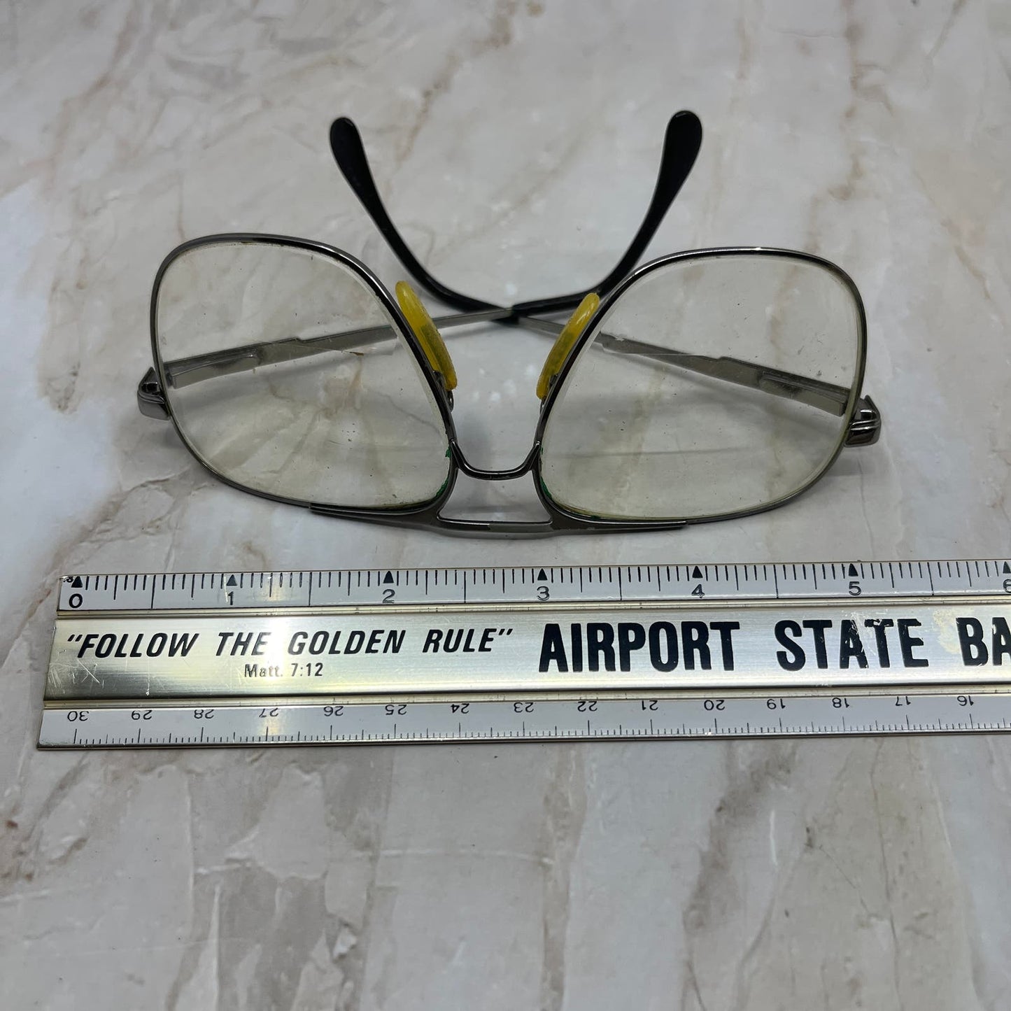Retro Men’s Silver Tone Aviator Sunglasses Eyeglasses Frames TD7-G4-10