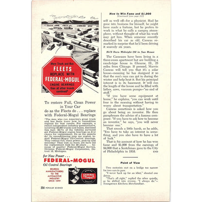 Chevrolet Blue-Flame 6's, Turbo-Fire V8 Ed Cole 1955 Ad AG1-6