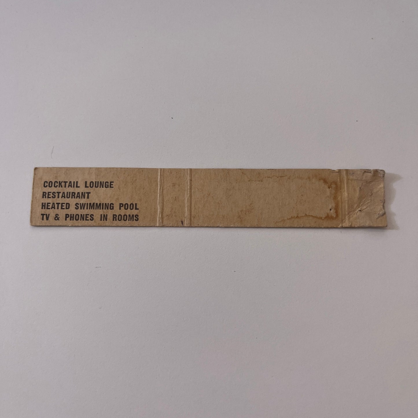 Bali-Hi Motor Hotel Phoenix Arizona Vintage Matchbook TB6-MB2-9