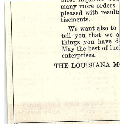 York Bee Company Package Bees Nuclei H.P. York Jesup GA 1926 Ad AG3-S23