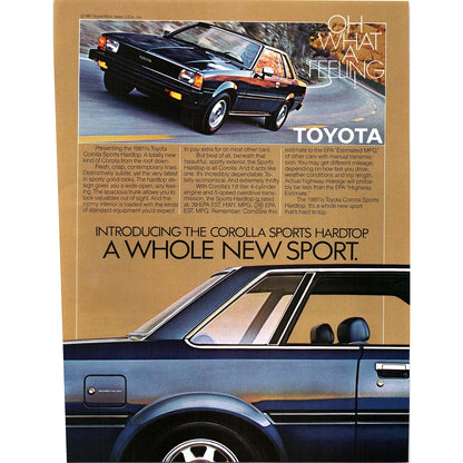 Mean Joe Greene NFL HelmetHat by Louisville 8x11" 1981 Ad D26