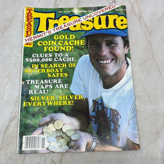 1984 Nov - Treasure Magazine - Treasure Hunting Metal Detecting Gold Coins M10