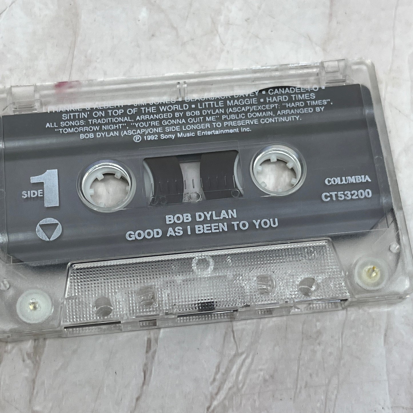 Bob Dylan Good As I Been To You Cassette Tape Ti5-CT2