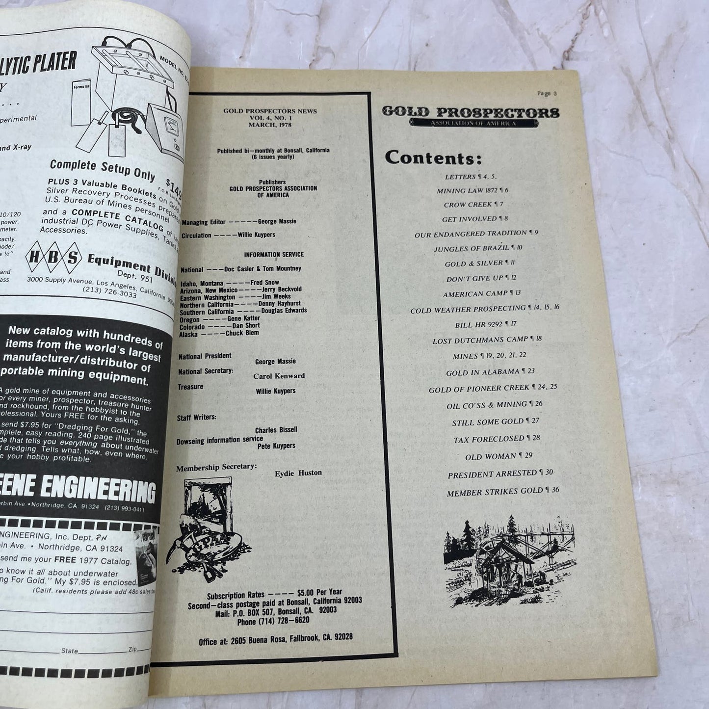 1978 March - Gold Prospecting News Magazine - Treasure Hunting Prospecting M11