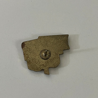 Bulldozer Construction Vintage Lapel Pin Enamel Pinback Button SE9
