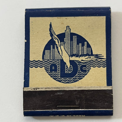 Downtown Athletic Club New York Vintage Matchbook Cover TB6-MB1-3