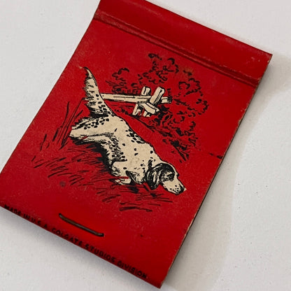 The Setter Family No.3 By Colgate Setter Dogs Vintage Matchbook Cover TB8-MB2-10