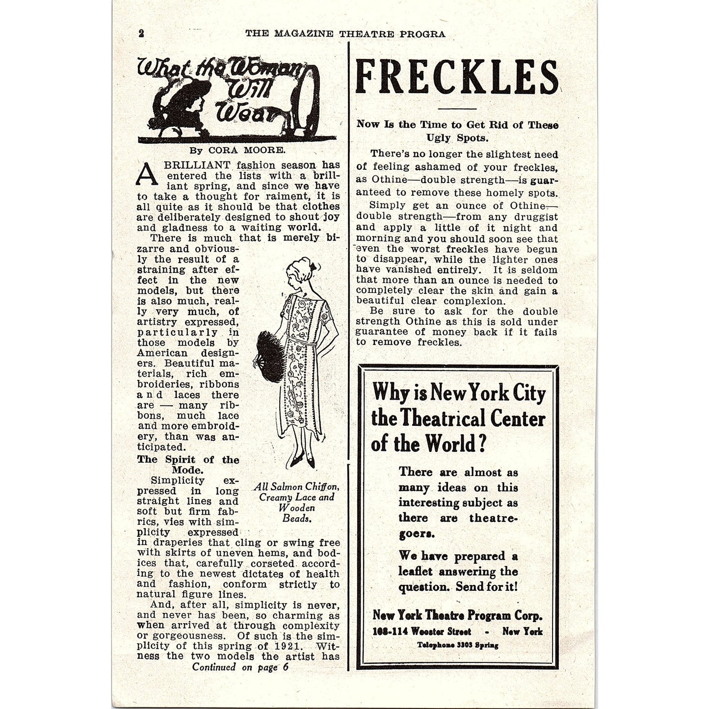 Jay - Thorpe Inc Millinery 24 Fifty-Seventh Street West New York 1921 Ad AF3-10
