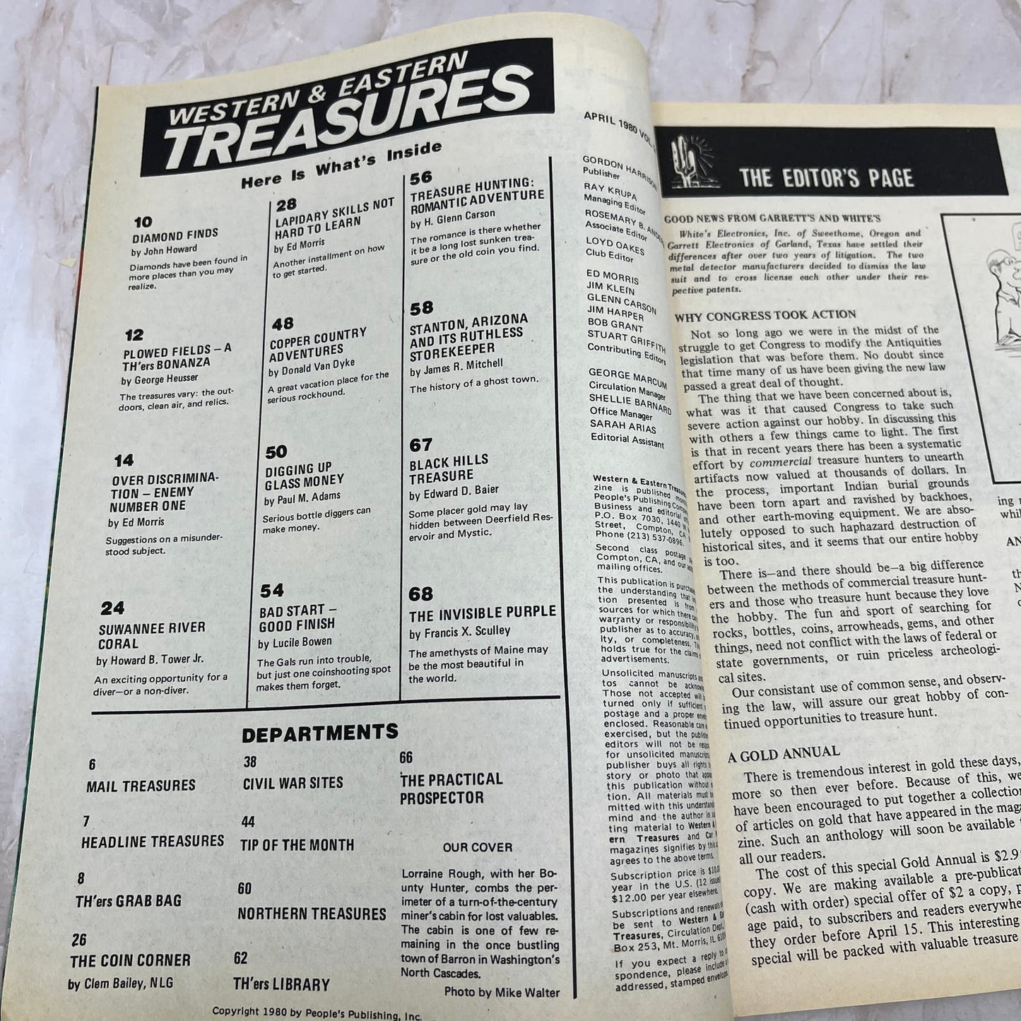 1980 April - Western & Eastern Treasures Magazine - Treasure Hunting Gold M13