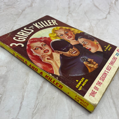3 Girls and A Killer 1943 Red Circle Peter Driben Hooded Menace Cover Pulp L3-5