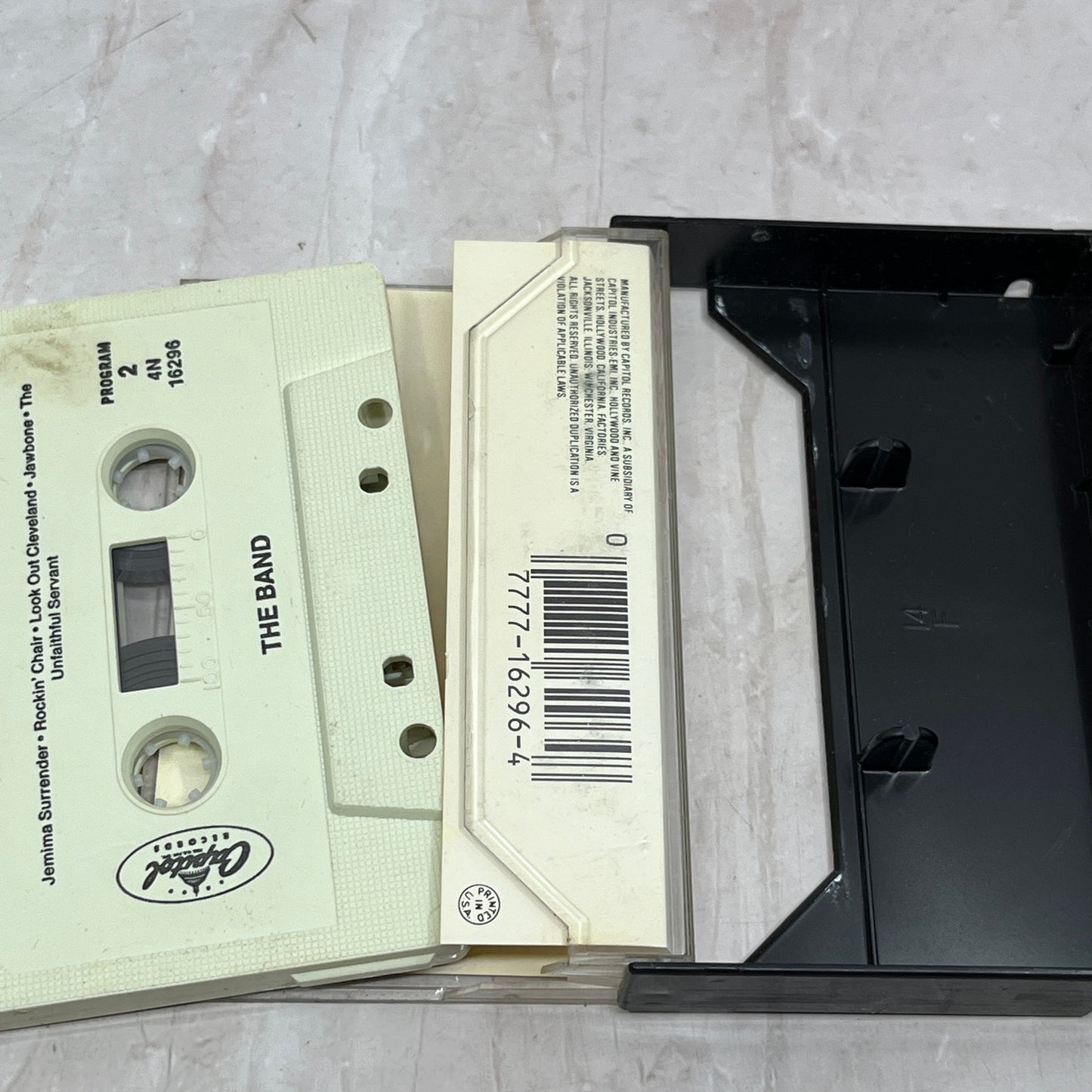 The Band - Self Titled Capitol Cassette Tape Ti5-CT2