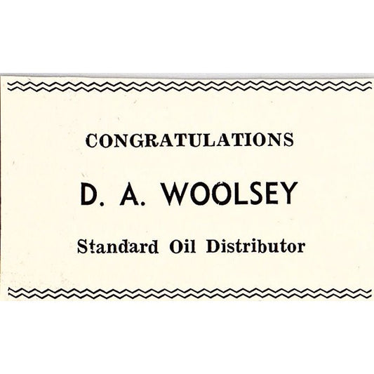 D.A. Woolsey Oil, Ralph & Laudie, Bob & Rowena Trahan - Taft CA c1965 Ad AF8-S23