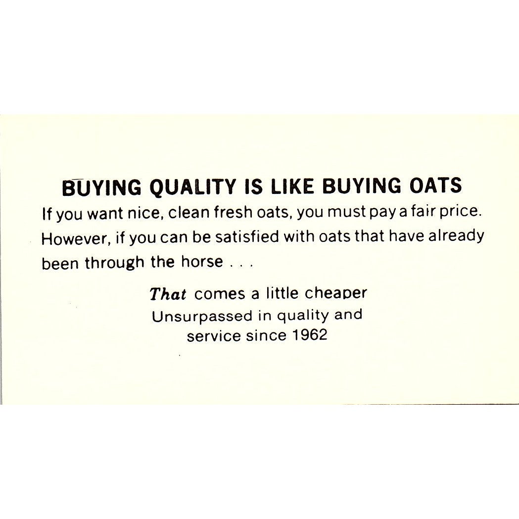 Kent-Craft Campers Mark Boswell Long Beach Vintage Business Card SD9-B11