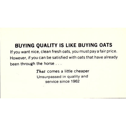 Kent-Craft Campers Mark Boswell Long Beach Vintage Business Card SD9-B11