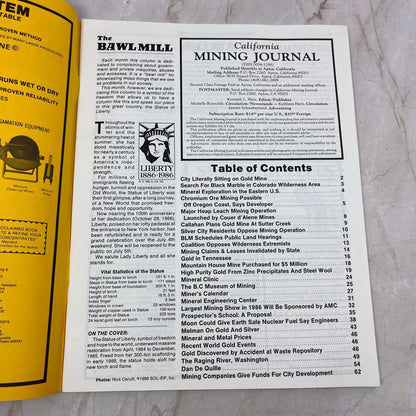 1986 Jul - California Mining Journal Magazine - Treasure Hunting Prospecting M11