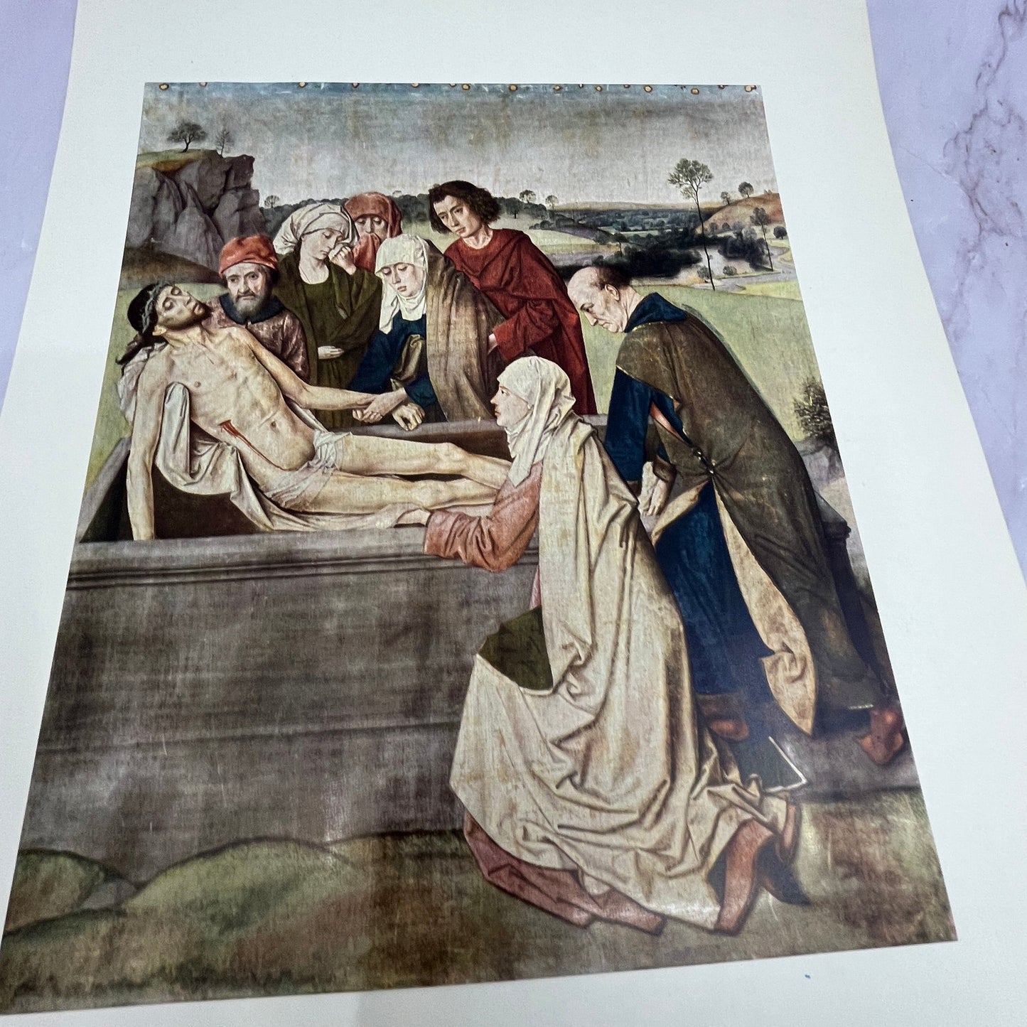The Entombment by Dieric Bouts Lithograph 10x14" Art Print V22