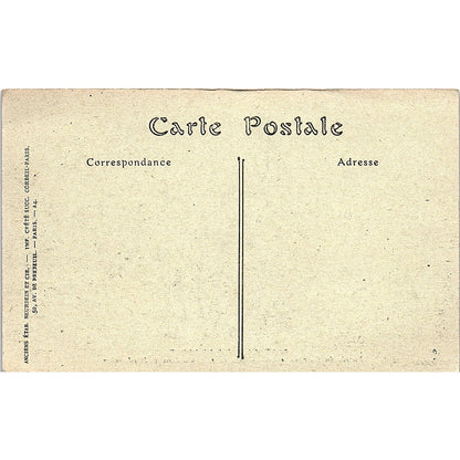 Port Militaire De Brest Entrée Du Cuirassé Leon Gambetta Antique Postcard PE11