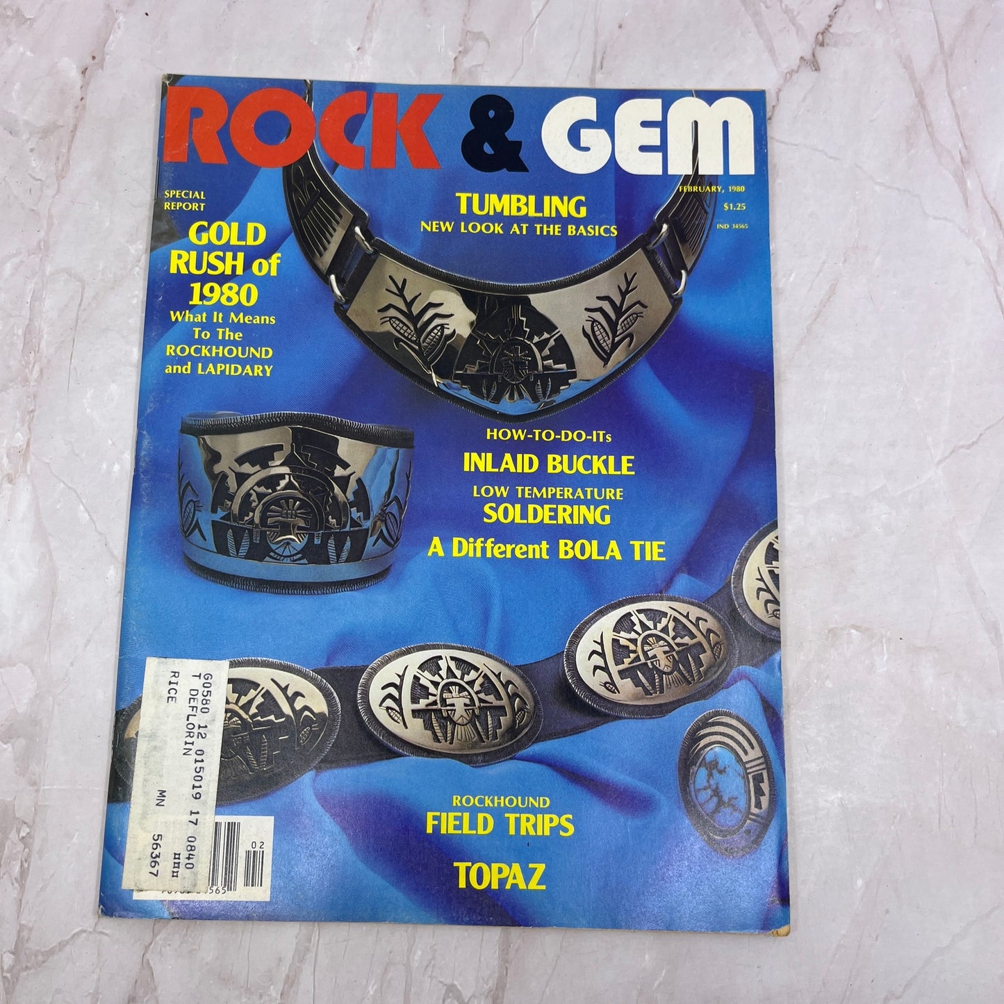 Rockhound Field Trips Topaz - Rock & Gem Magazine - Feb 1980 M24