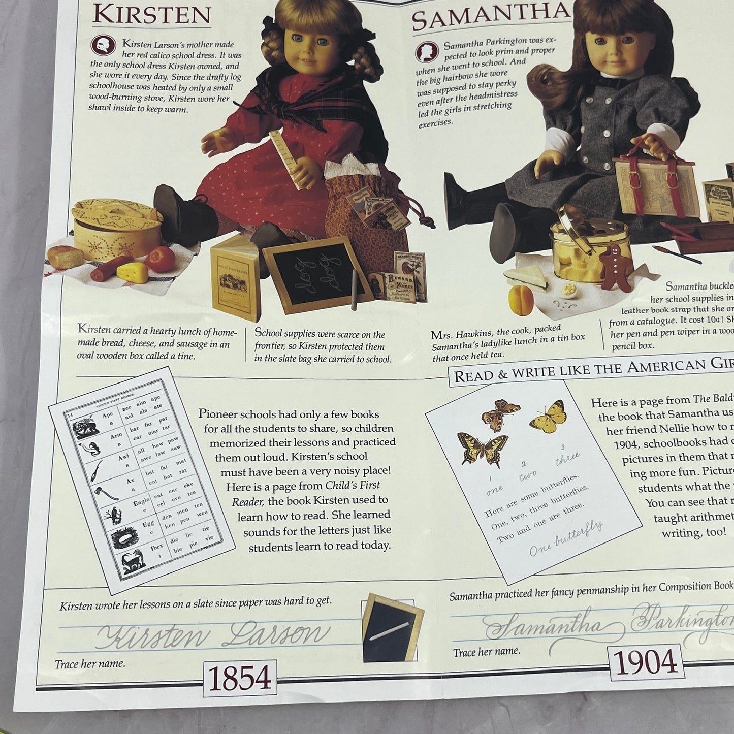 Original Pleasant Company American Girl 1990 School Issue Newsletter